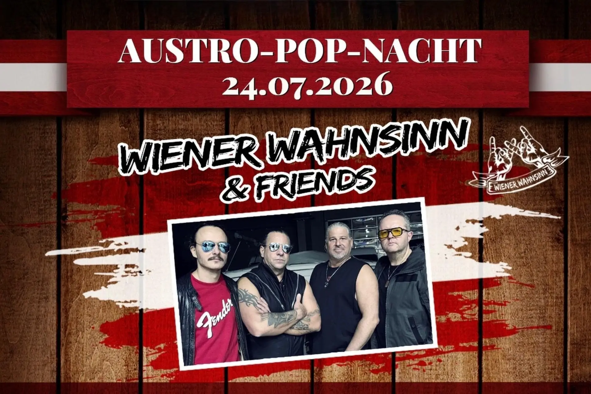 Austro Pop Nacht Wiener Wahnsinn Roter Hiasl