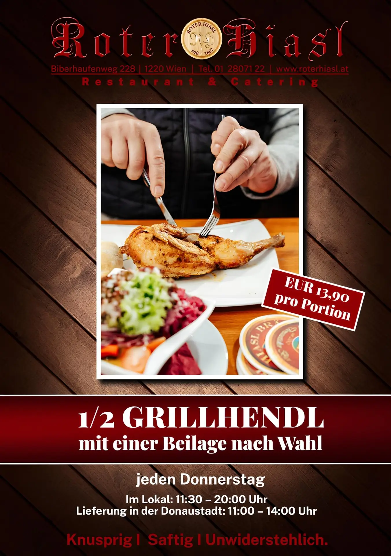 Grillhendl Tag Roter Hiasl
