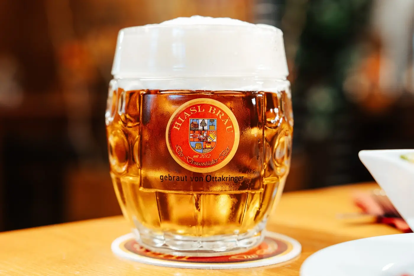 Hiasl Bräu im Restaurant 1220 Wien Roter Hiasl