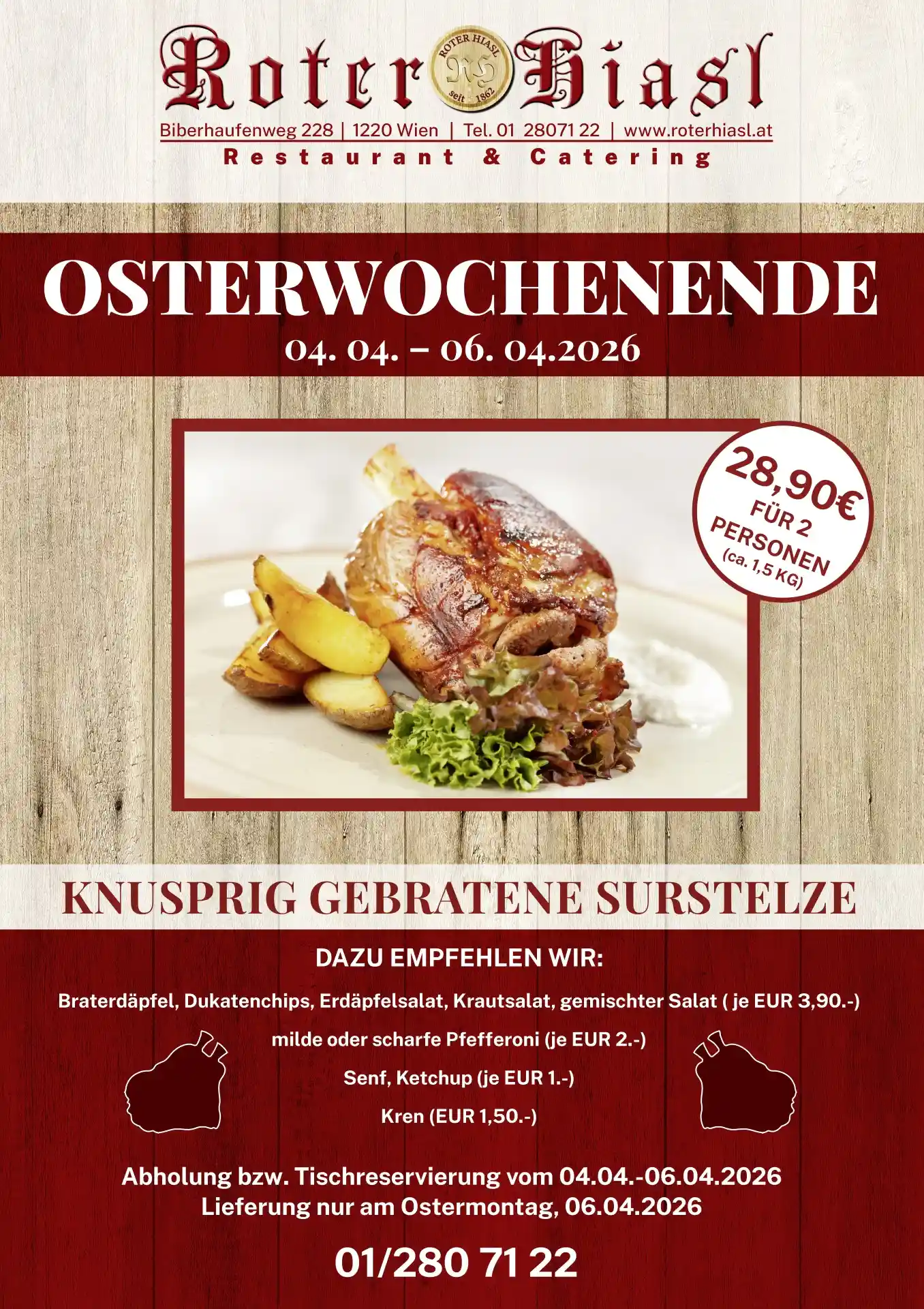 Osterstelze 2026 Roter Hiasl Wien Osterstelze 2026 Roter Hiasl Wien